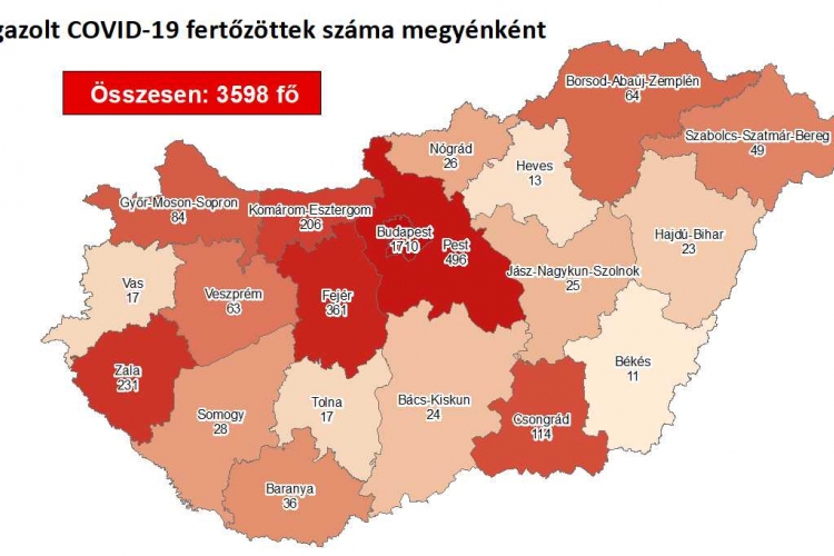 Elhunyt 3 beteg, de tovább nőtt a koronavírusból felgyógyulók száma